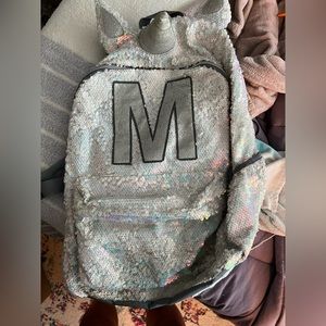 Sequin Justice Unicorn backpack - M
